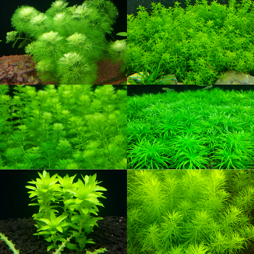 [수초대부] 녹색 공원 6종 세트 B (키우기 쉬운 초보 수초) (무료배송) (달팽이, 이끼 없는 수초) 30,000원