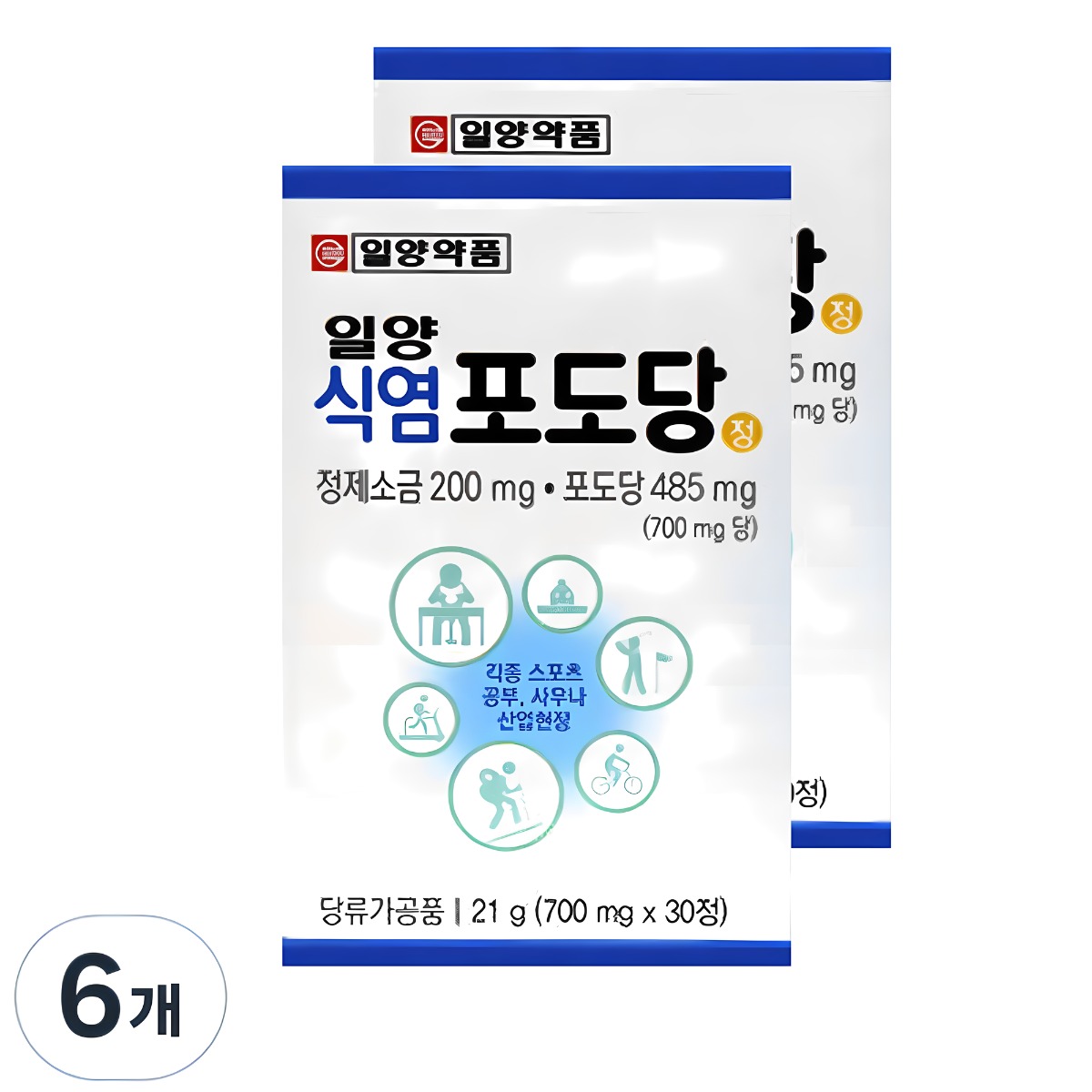 일양약품 일양 식염포도당, 6개, 30정 22,140원