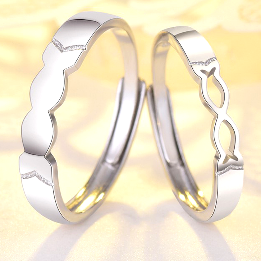 오지끄 O.JIK 물고기 검지 중지 실반지 가드링 레이어드 실버925 35,800원