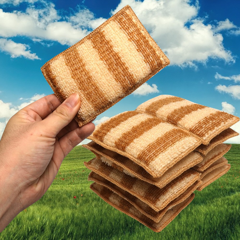 미소진 천연옥수수성분 자연수세미 스펀지 체크10매입, 1세트, 10개 12,900원