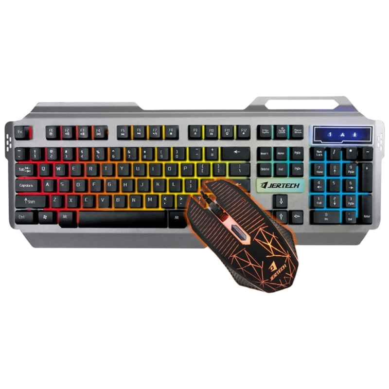 JERTECH 유선 기계식 키보드+마우스 세트 104키 무소음 KM950, 일반형, 블랙, KM950 37,500원