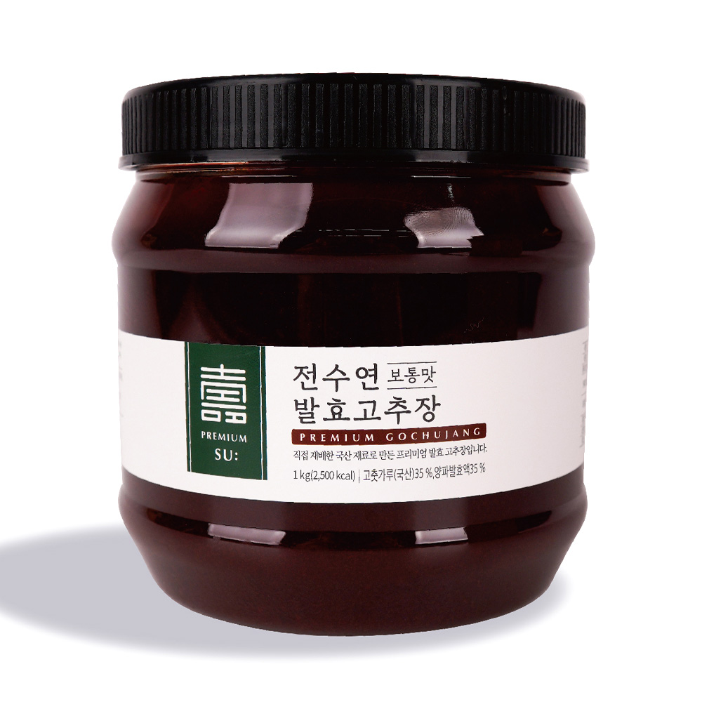 전수연 양파발효 국산 고추장 1kg 보통맛 / 순한맛 선택, 1개, 1kg 34,900원