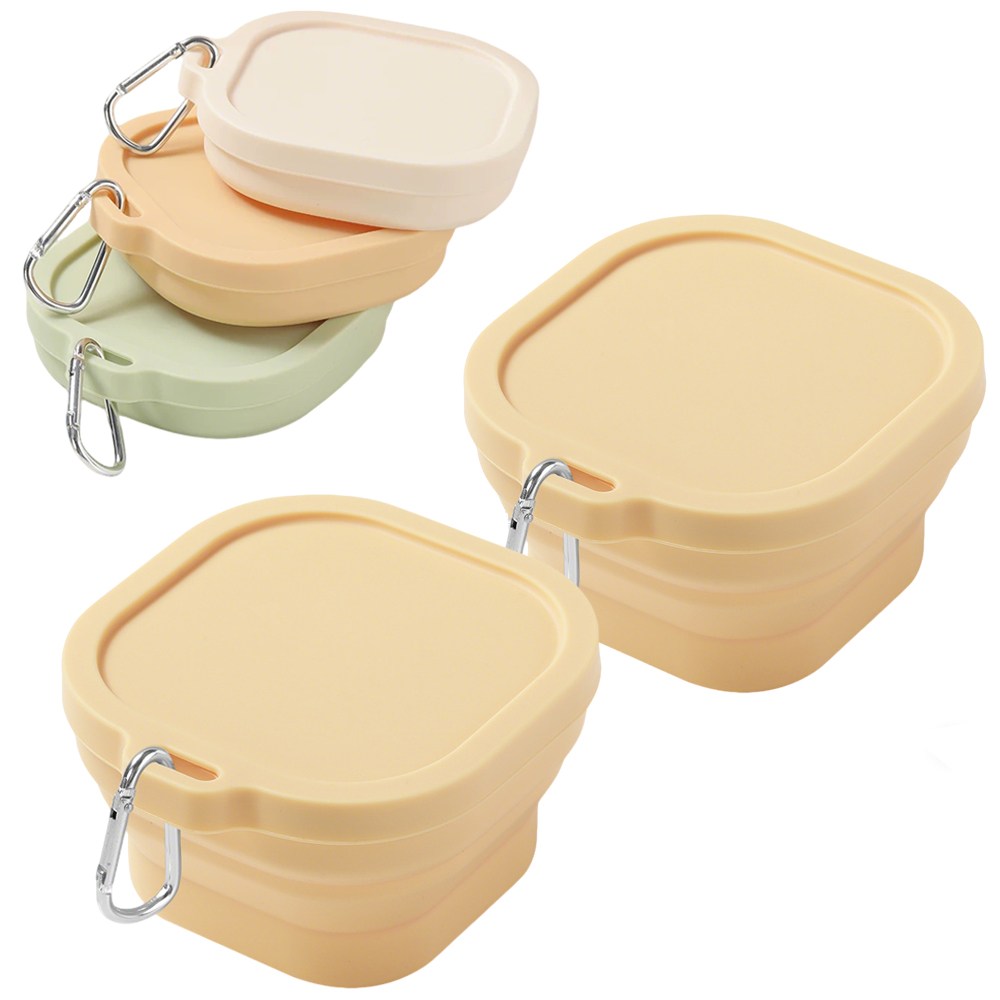 NUTRIVIO 실리콘밥용기 접이식 휴대용 실리콘 밥팩 냉동밥보관용기 전자레인지 밥 소분 밀폐 사각 실리콘용기 9,100원