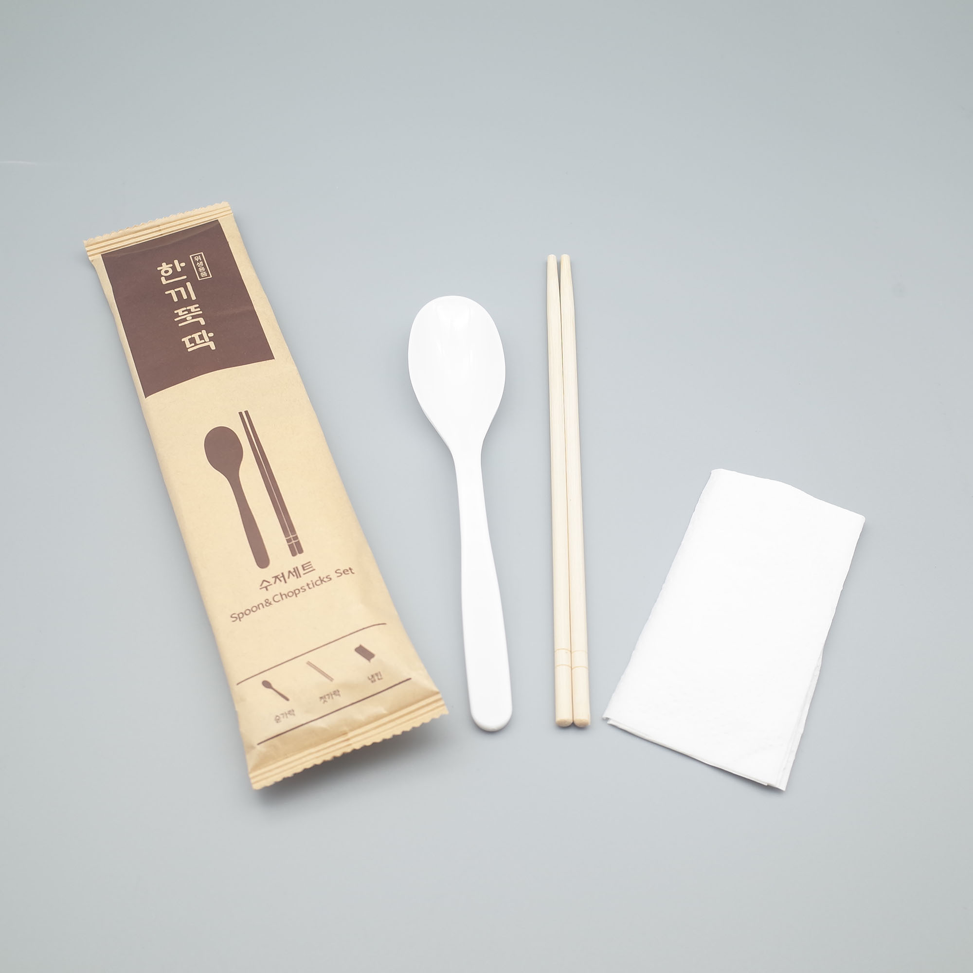 엠엔피 한끼뚝딱 크라프트 수저냅킨세트, 2개, 50세트 20,240원