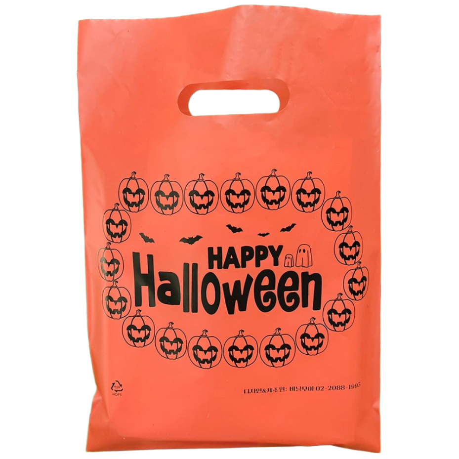 (당일발송) 비닐모아 할로윈 링봉투 두꺼운 고급 이벤트 손잡이봉투 할로윈데이 선물포장 비닐봉투 포장봉투 할로윈봉투 9,790원