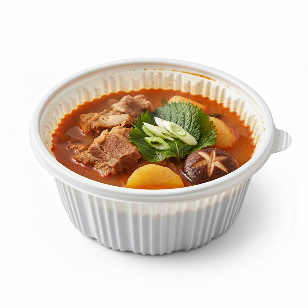 대경상사 탕용기 중(지름 220mm x 높이 104mm), 2개, 50개 45,400원