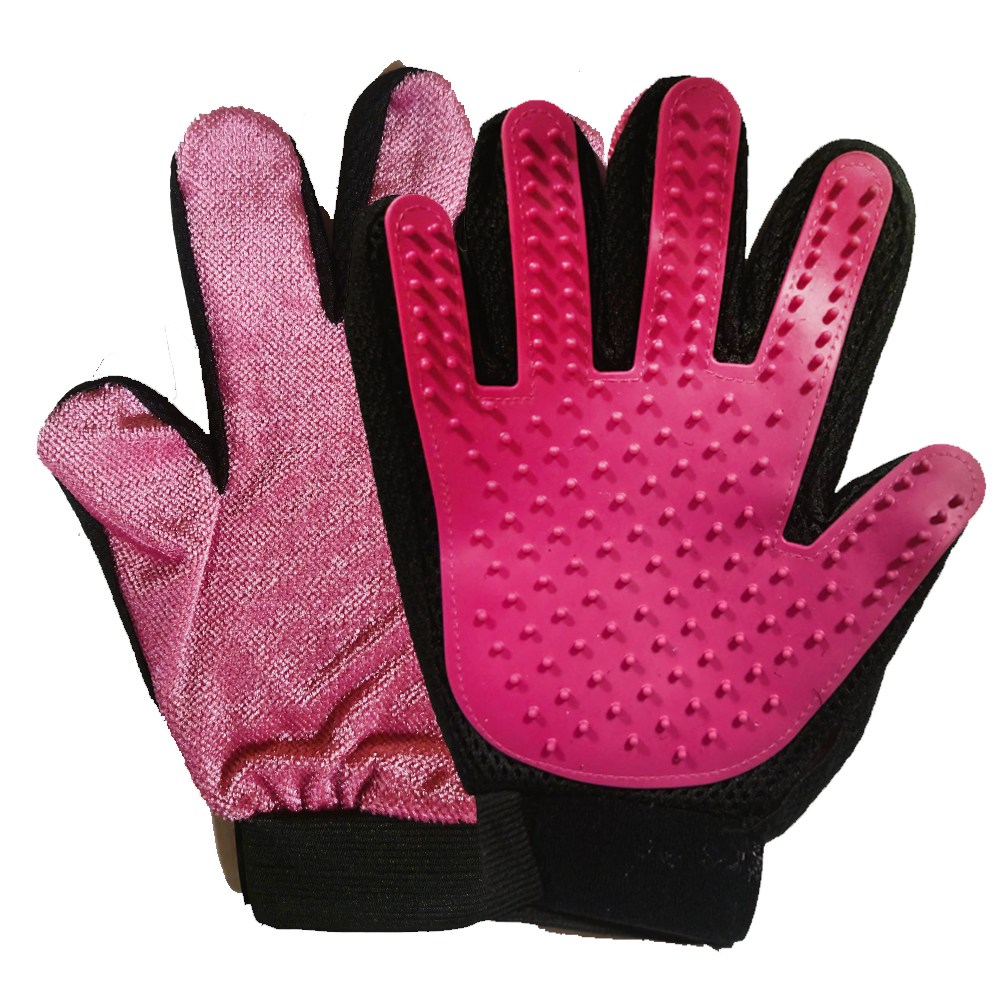 더바른 강아지 고양이 브러쉬 털제거 털관리 장갑브러쉬 오른손, 1개, 양면 핑크 4,500원