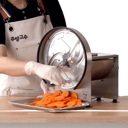 주방고수 수동 라이트 양파 슬라이서 양배추 슬라이서 업소용 야채절단기 탕파키 무 레몬 슬라이스 수동, 1개, 단일상품 129,000원