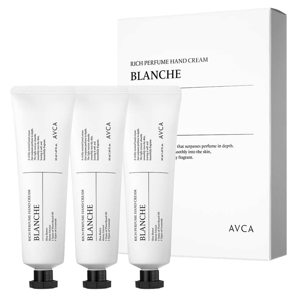 아브카 리치 퍼퓸 핸드크림 블랑쉬, 3개, 50ml 7,900원