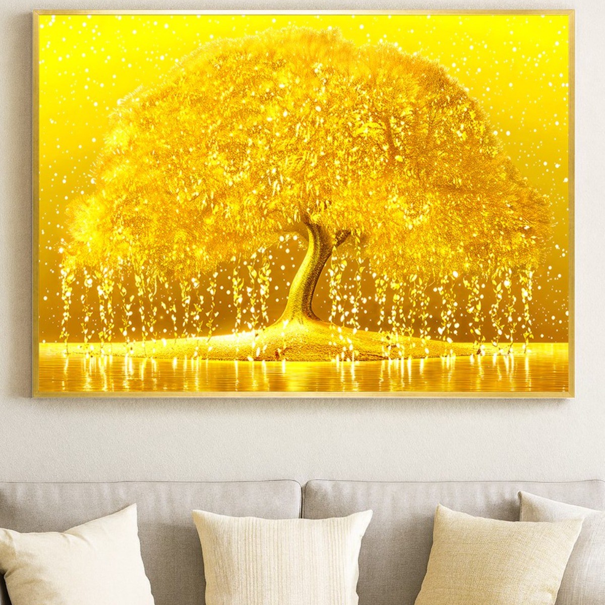 [인메이블] 돈들어오는 골드 황금 돈나무 액자 10종 거실 복도 인테리어 그림 개업 집들이 선물, 01.AGD-황금줄기 119,100원