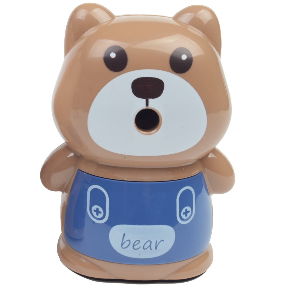 멜빵바지곰연필깎이(낱개) 동물연필깎이 자동배출식 3,220원