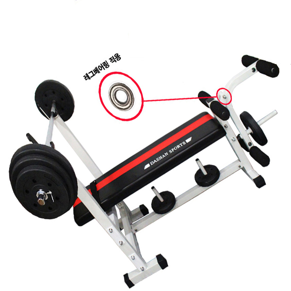 대한스포츠 레그벤치 역기봉 1500 + A형 세라믹 세트 229,000원