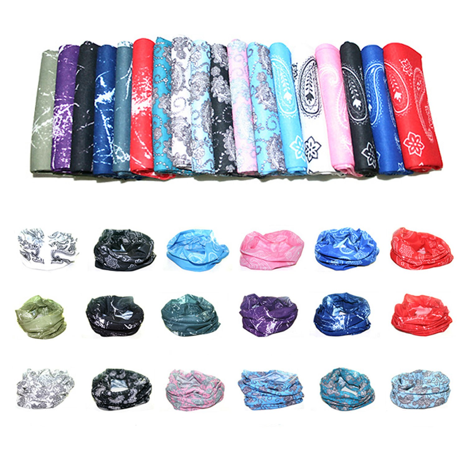 스포츠 패션 멀티 스카프 등산 오토바이 자전거 쿨 목 버프 헤어 밴드 머리 여름 낚시 마스크 두건 넥워머 여행용 바라클라바 남자 여자 얼굴 햇빛가리개 자외선차단 510원