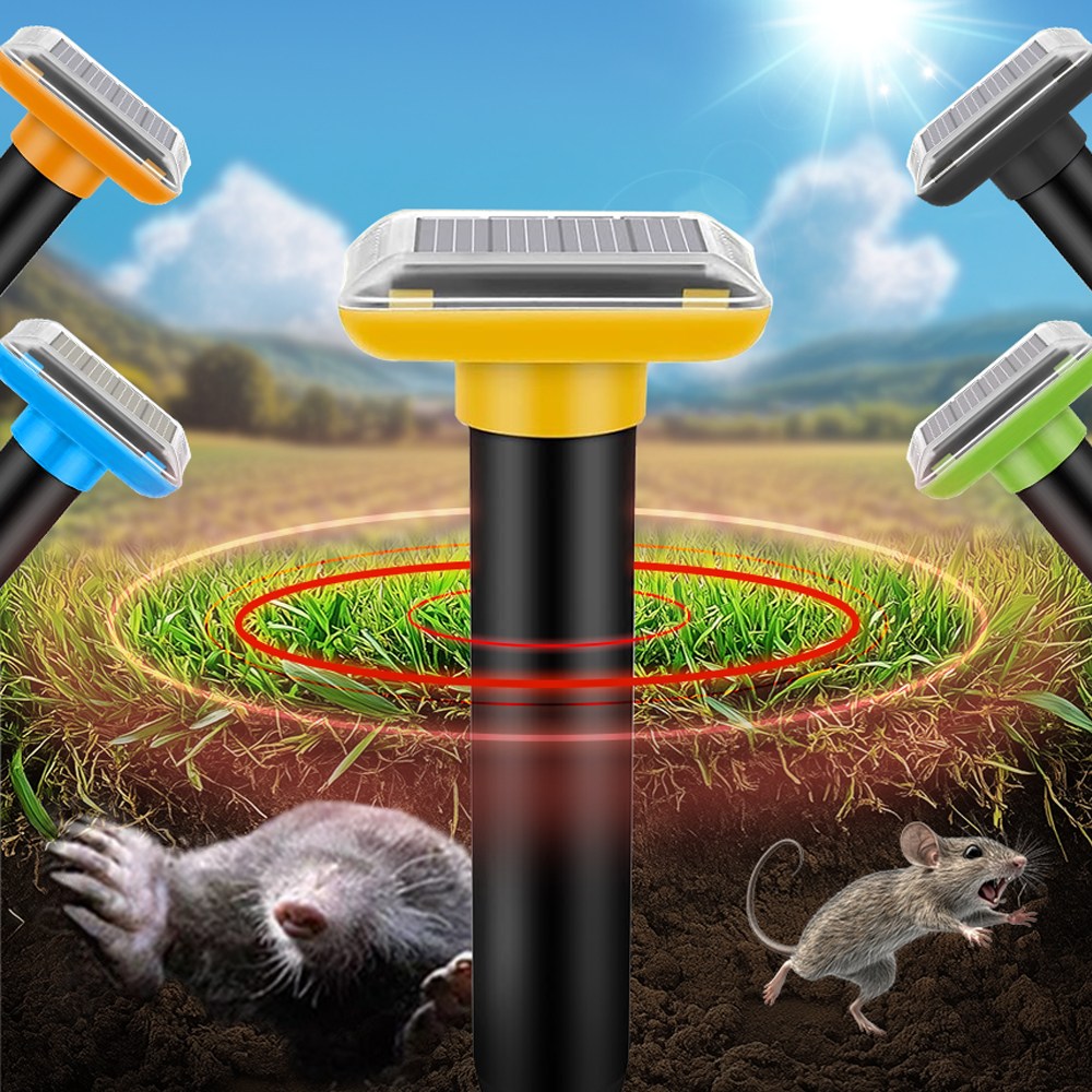 신성나라 태양광 두더지 퇴치기 쥐 뱀 초음파 야생동물 포획기 해충 트랩 진동 주파수 플러스 6,500원