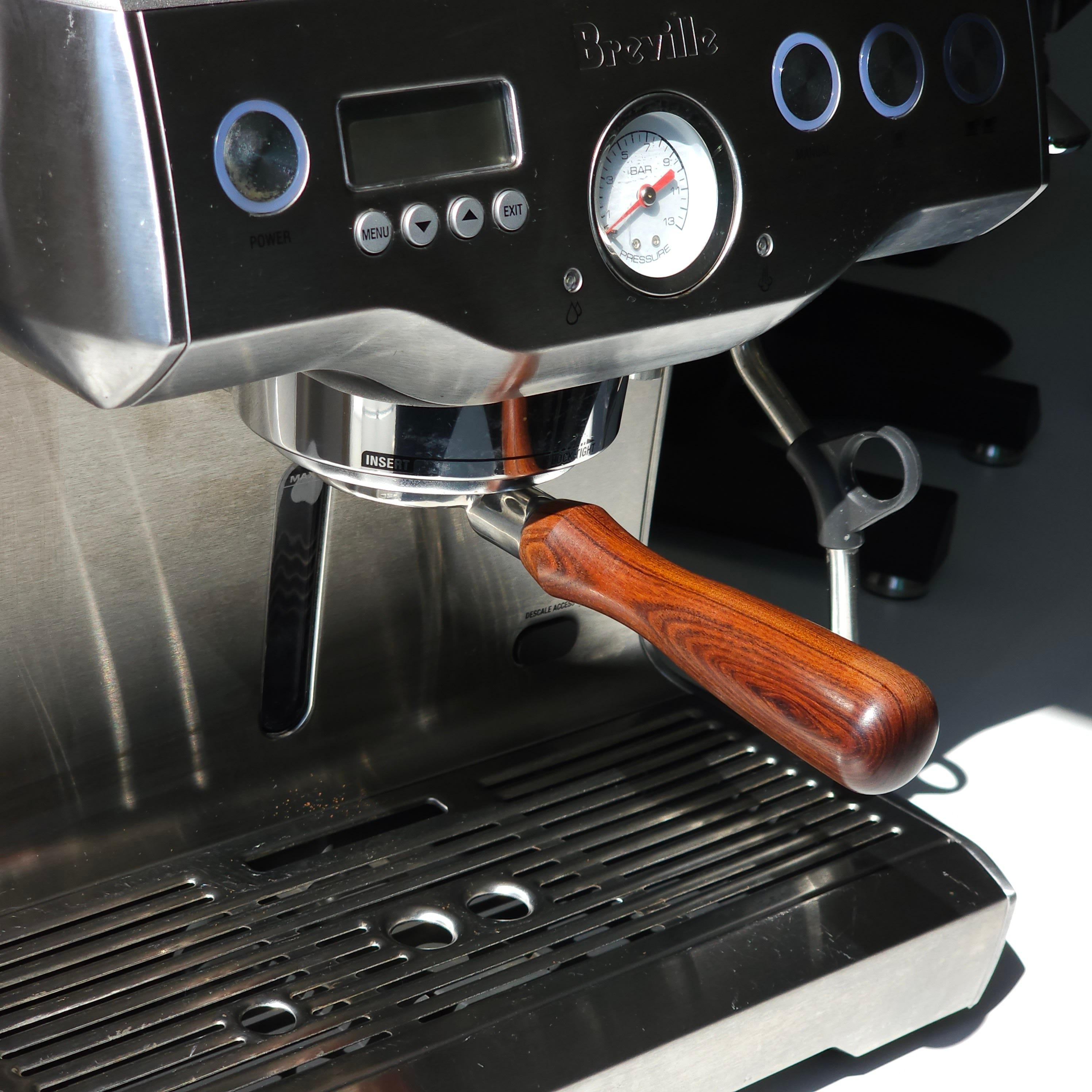 빈플랜트 브레빌 920 바텀리스 포터필터 58mm 980 990 포타필터 호환 + 바스켓, 1세트, 로즈우드(바스켓 포함) 41,800원