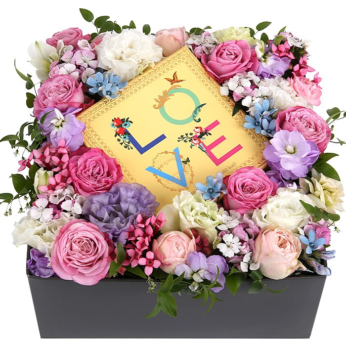 119플라워 (당일배송) LOVE BOX ST-B285 화이트데이 꽃바구니 전국꽃배달 생일 기념일 꽃선물 생화 꽃배달 화이트데이선물 당일꽃배달, 1개, 혼합 78,500원