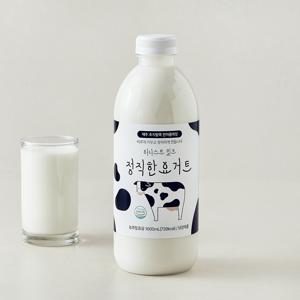 [로켓프레시] 어니스트밀크 정직한 요거트, 1L, 1개입, 1개 10,000원