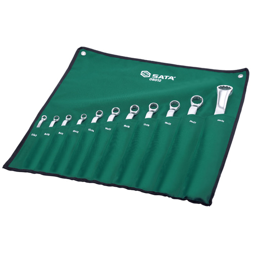 사타(SATA) 옵셋 렌치 세트 스패너 11PCS 08012, 1개 61,200원