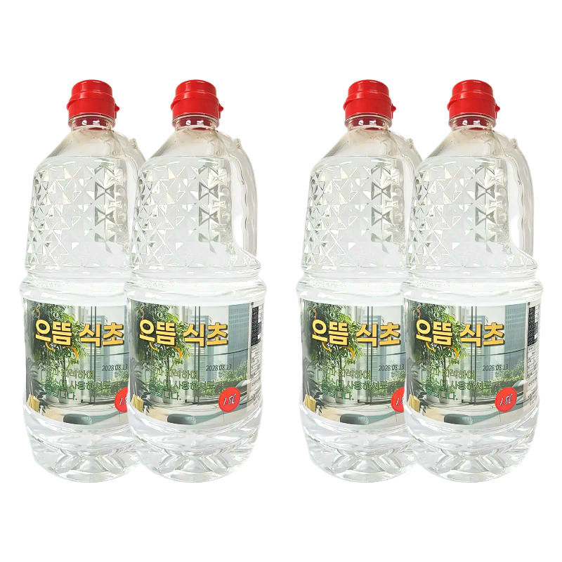 으뜸 청소용 식초, 4개, 1.8L 16,400원