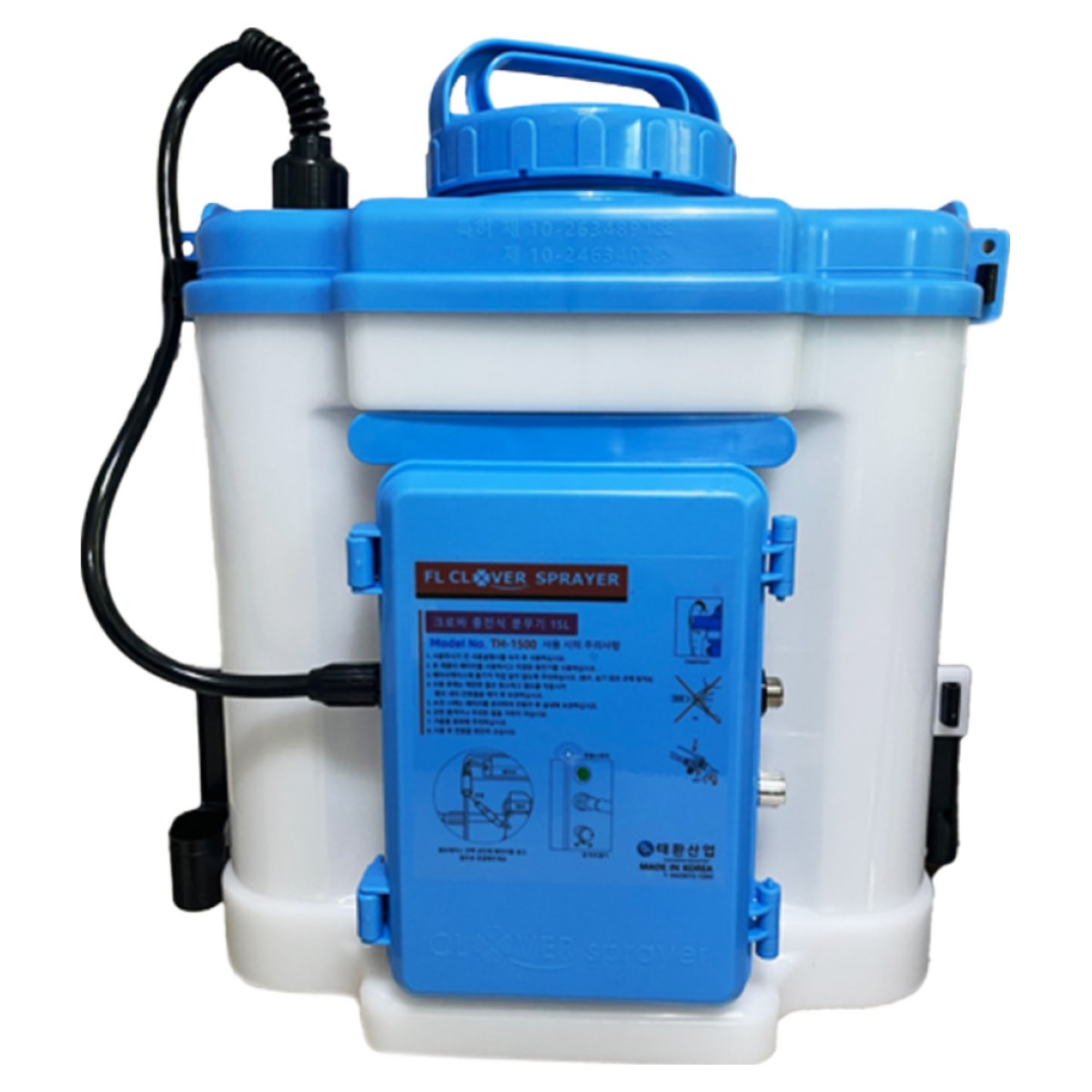 크로바 충전식 압축분무기 15리터 국산 리튬이온 배터리 TH-1500, 1개 175,000원