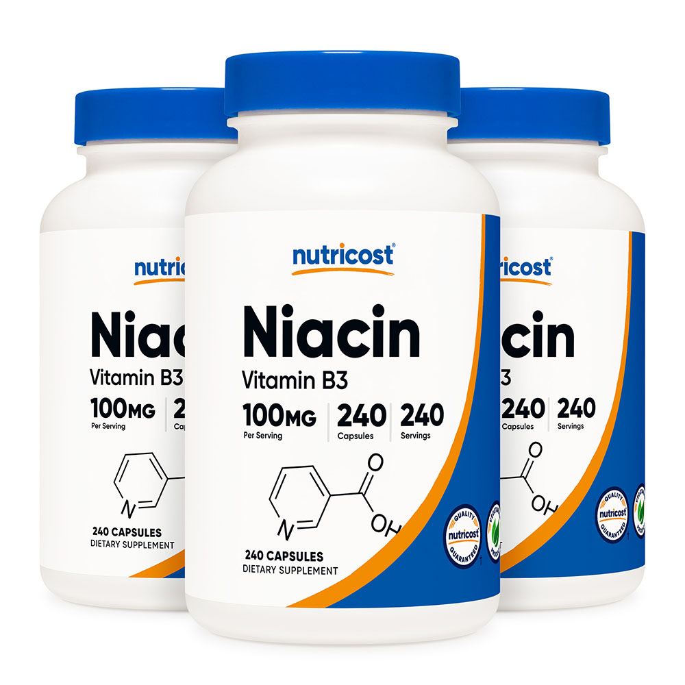뉴트리코스트 니아신 (비타민B3) 100mg 240캡슐, 240정, 3개 44,700원