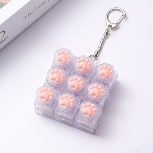 버블리데이 고양이 말랑젤리 9구 키보드 키캡 가방 키링 8,490원