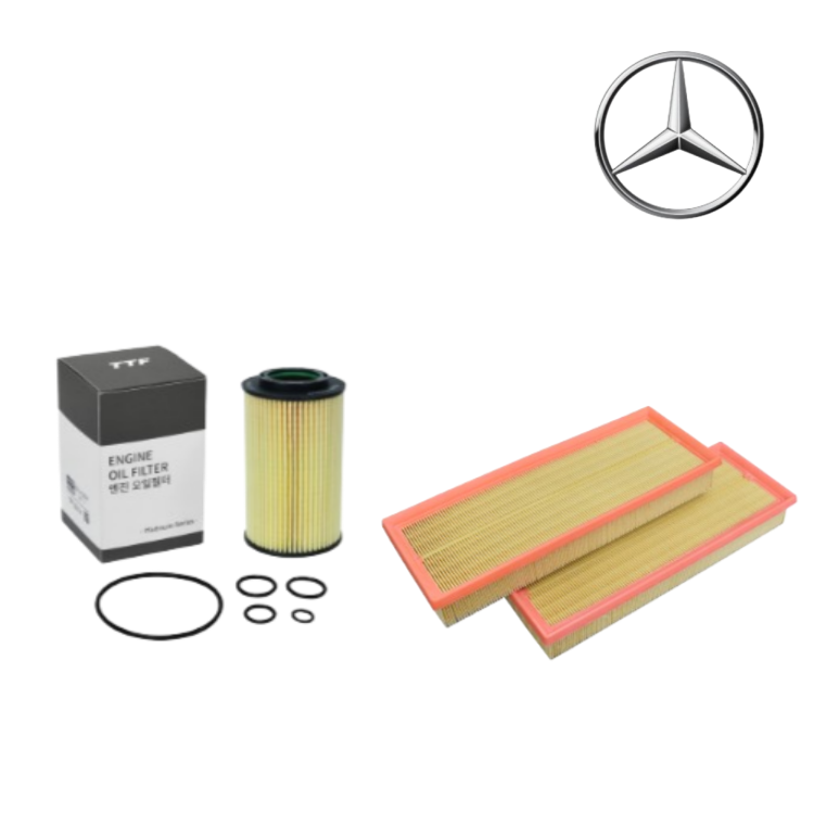 벤츠 S클래스 W221 TTF 엔진오일필터 + 에어필터 세트 37,000원
