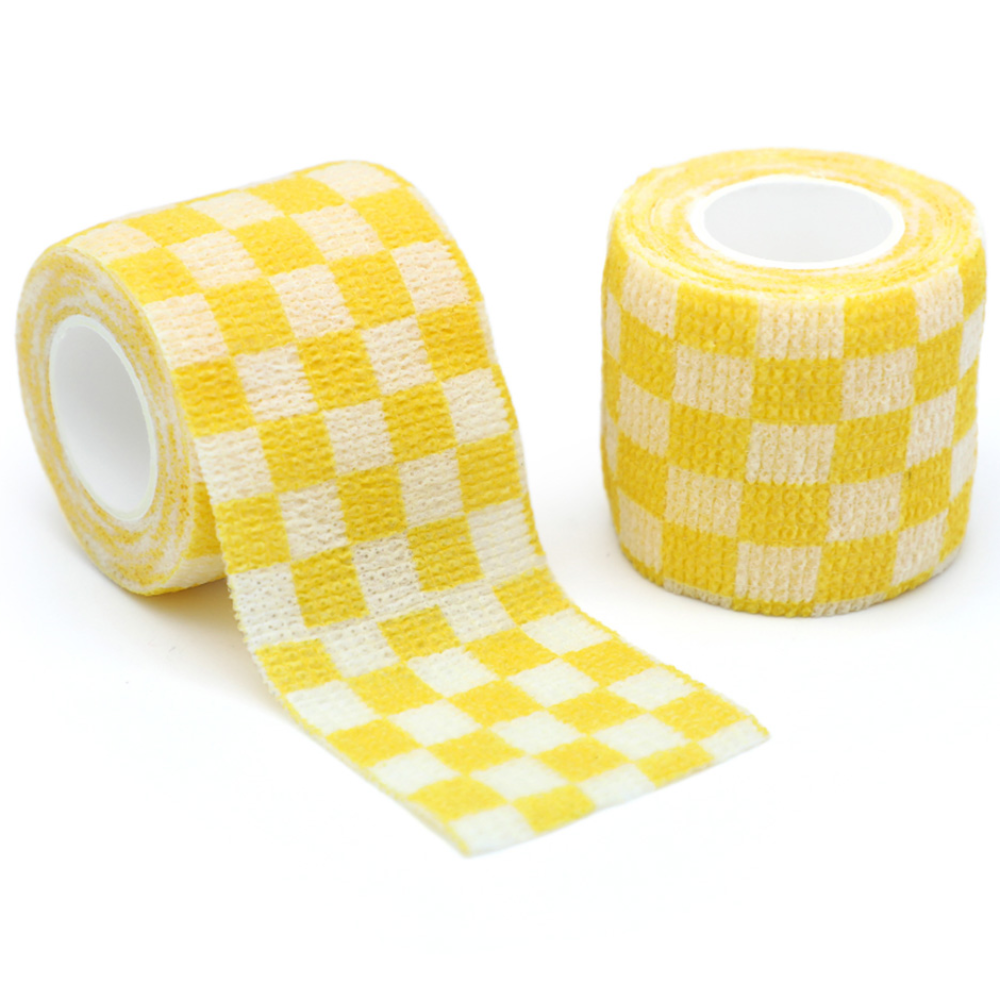 펫츠가베 강아지 자가접착 붕대신발, 1개, 체크패턴+옐로우 750원