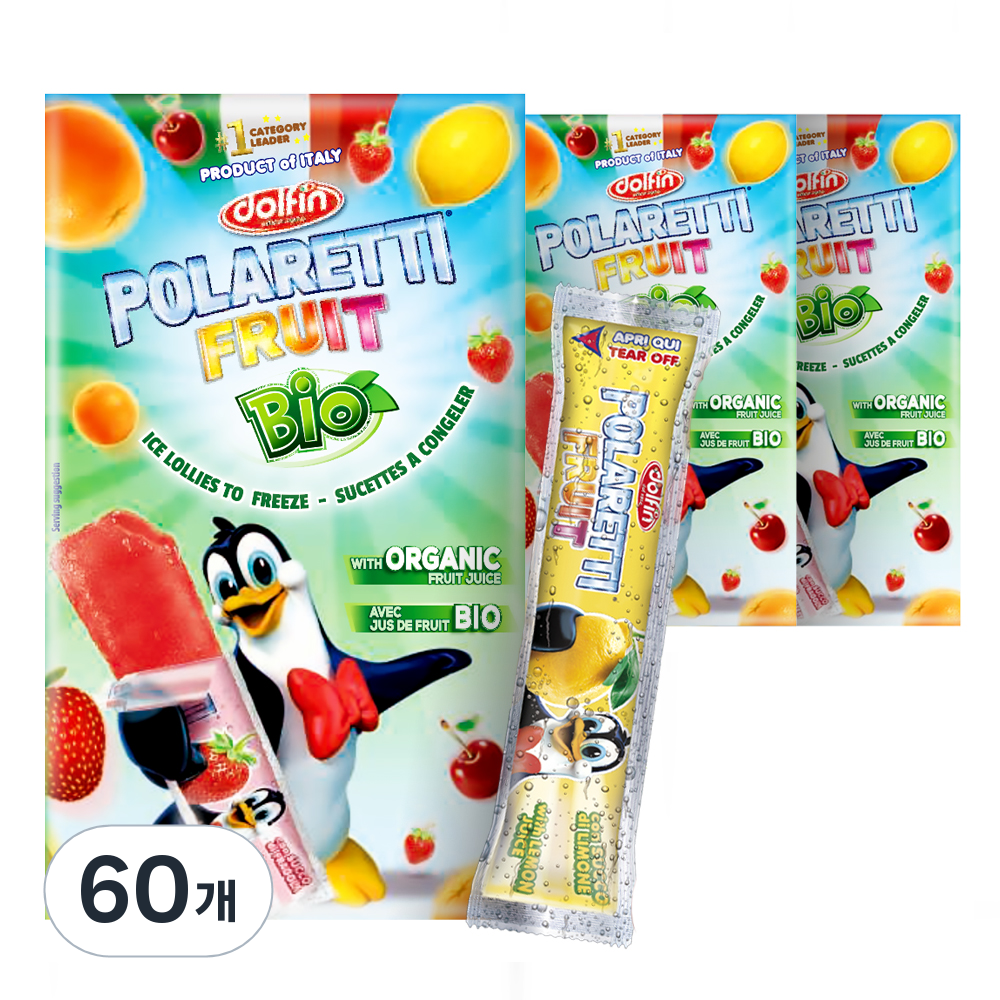 폴라레티 유기농 후르츠 바이오 아이스바, 40ml, 60개 25,300원