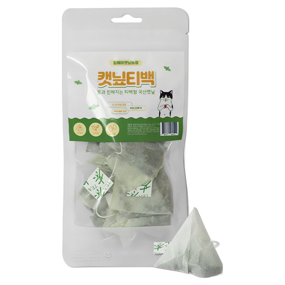 고양이 캣닢 티백 팜웨이 캣잎 장난감 음수량 늘리기 개박하, 1개 9,900원