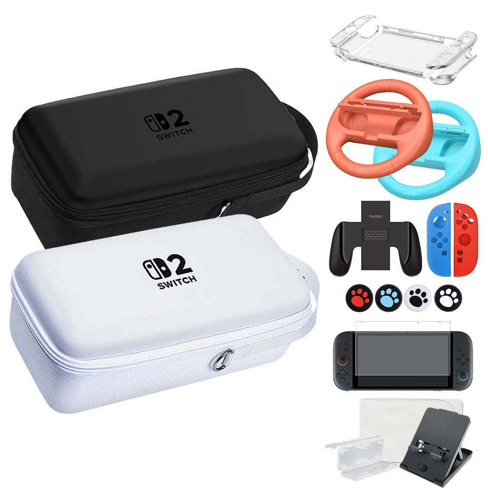 ED 닌텐도 스위치2 올인원 케이스 악세서리 세트 (화이트) 10종 풀패키지 파우치, 화이트, 1개 35,000원