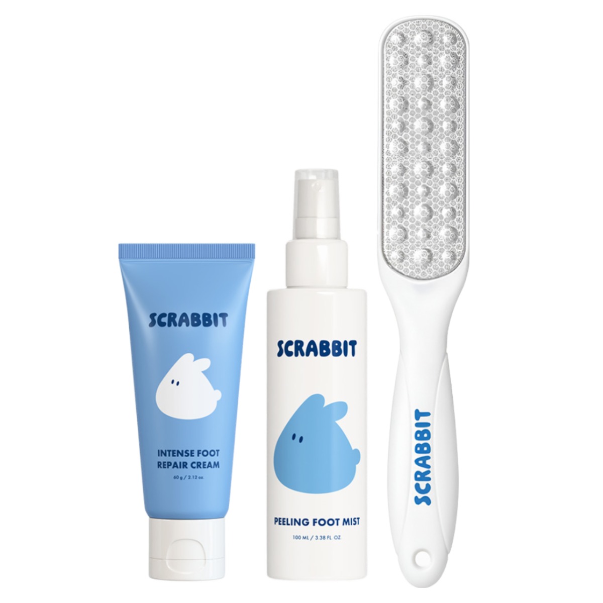 스크래빗 발각질지우개 각질연화제 + 스텐 풋 파일 + 풋 크림 세트 스무스 앤 실키 풋 트리오 발각질 16,900원