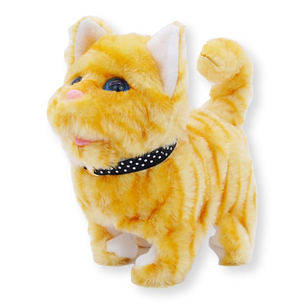 움직이는 강아지 토끼 고양이 인형 9종 리트리버 허스키 동물인형, 17cm, 고양이 브라운, 1개 13,900원