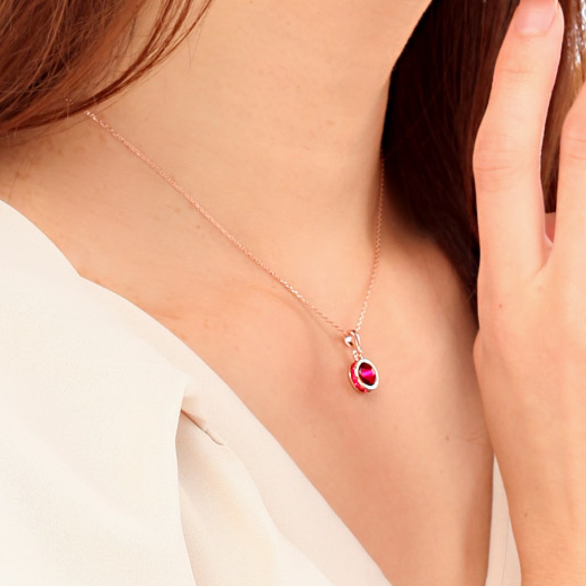 [끄란느] 스와로브스키 목걸이 C24NB050 16,900원