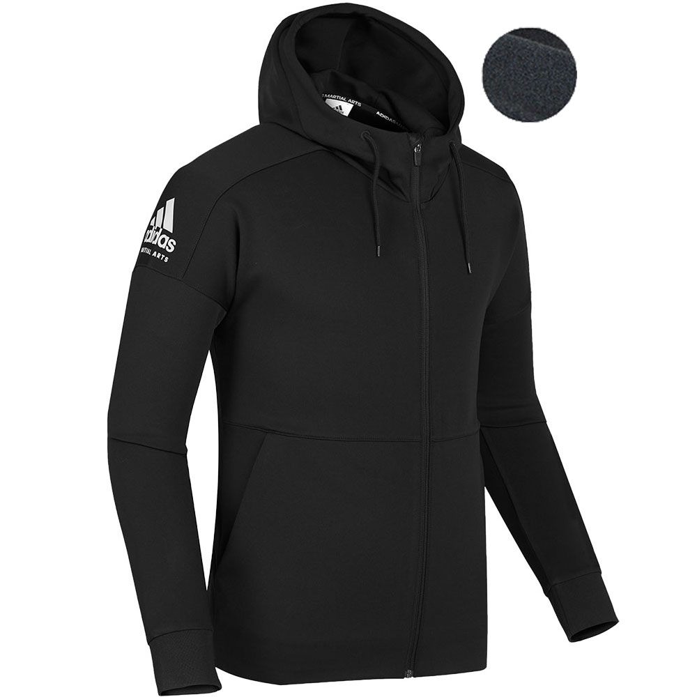 아디다스 컴뱃스포츠 마샬아츠 기모 져지 트랙탑 후드집업 트레이닝복 자켓 TTR70 BK 남여공용 115,000원