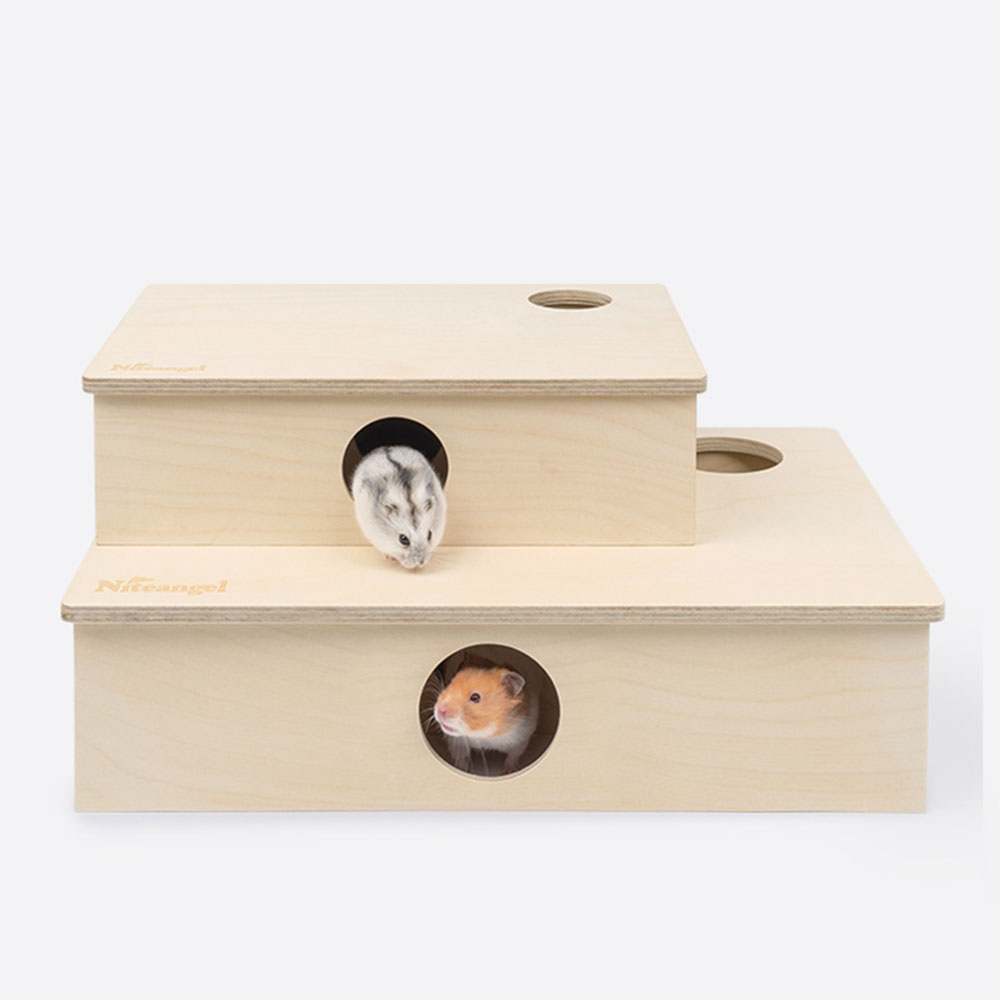 나이트엔젤미로룸 햄스터은신처 원목나무 멀티룸은신처 32cm 23,000원