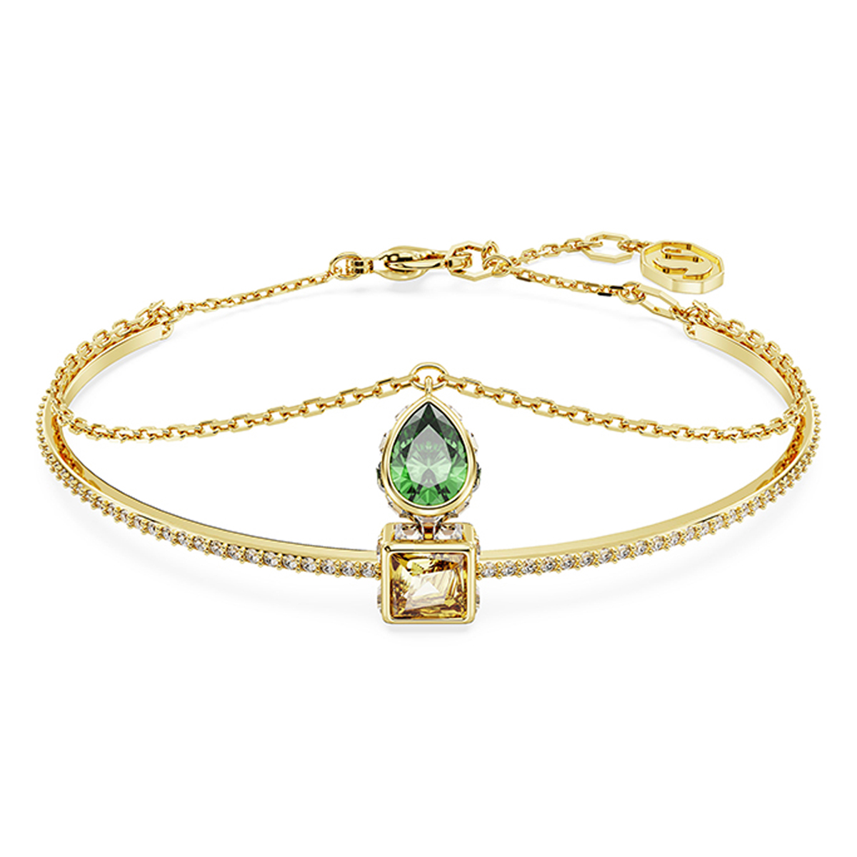 스와로브스키 여성용 Chroma 골드 톤 뱅글 팔찌 5662924 +쇼핑백+메시지카드+품질보증서(백화점A/S) 199,000원