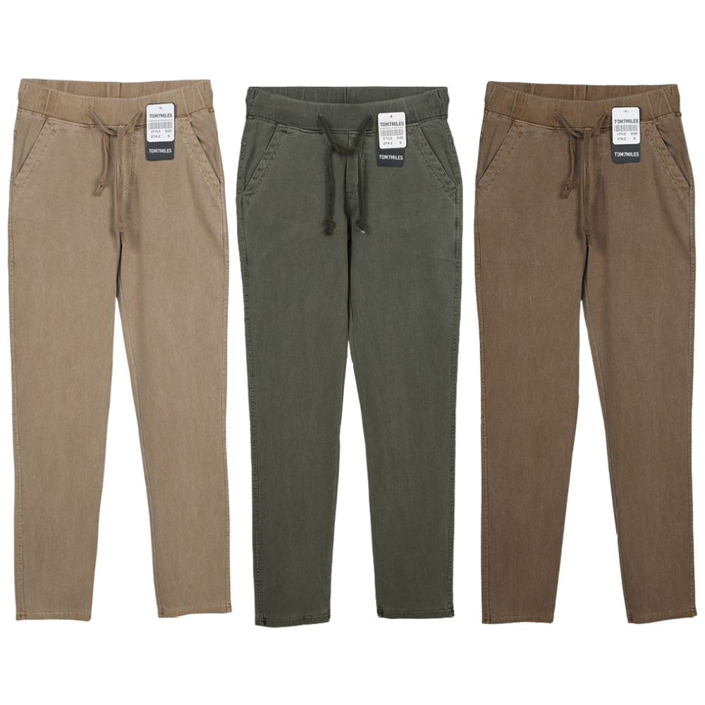 3일반값행사 봄 진짜편한 남성 남자 바지 초고탄력스판 밴딩 면바지 고품질 슬랙스 치노팬츠 고무줄 11,900원