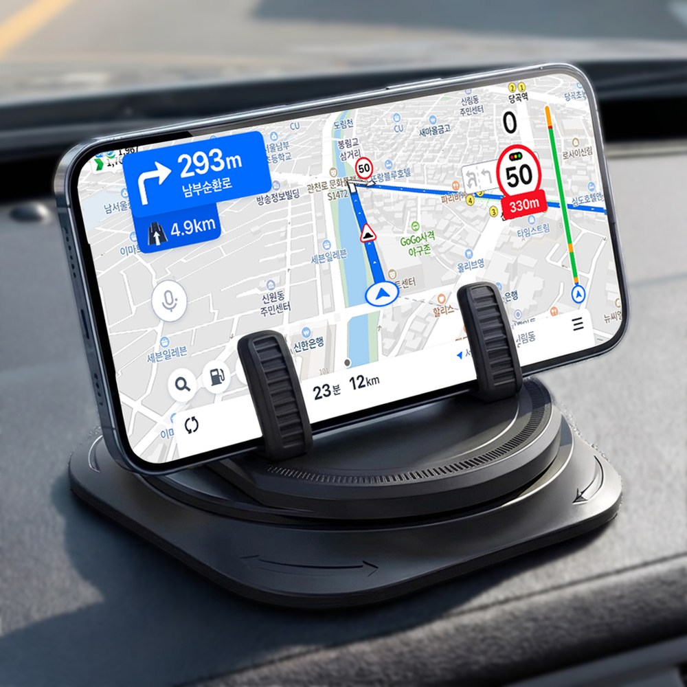 세이보링 차량용 대쉬보드 360도 회전 핸드폰 거치대 8,900원