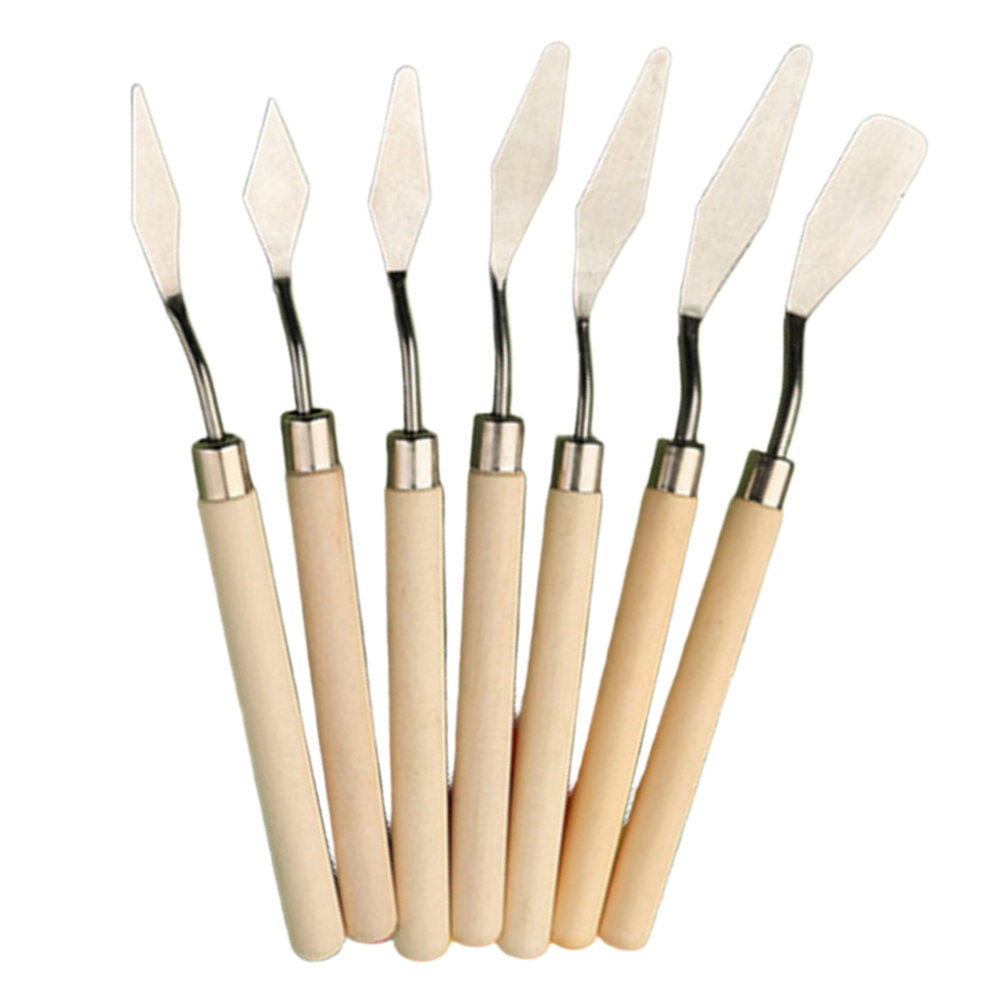 모디안 원목 미술용 유화 나이프 7종 세트 4,800원