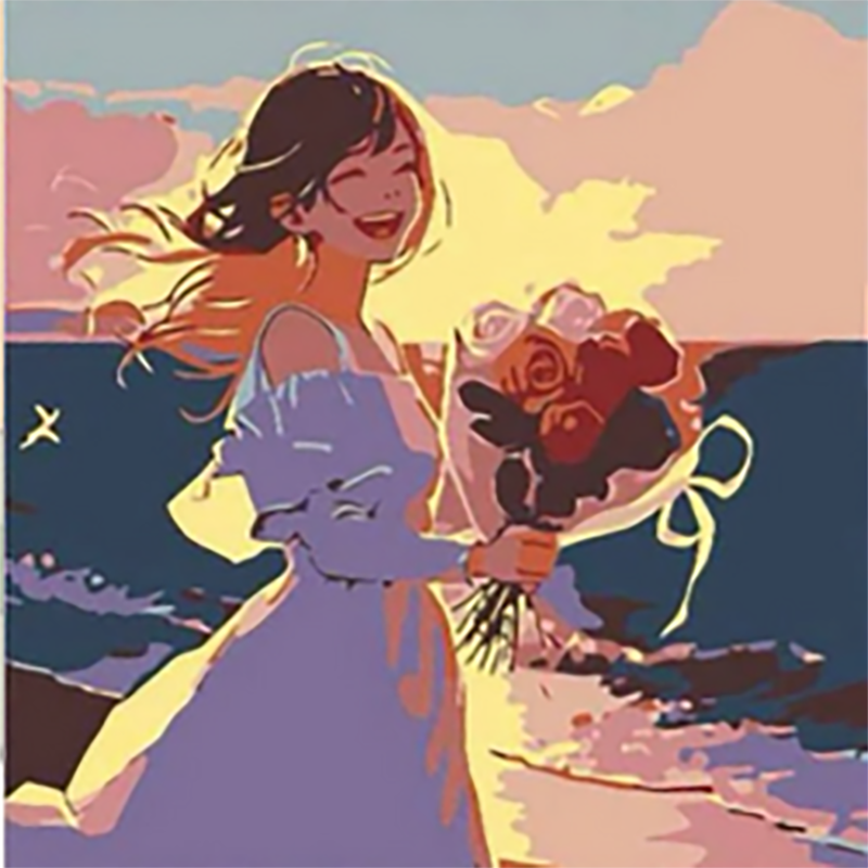 유화그리기세트 diy유화세트 2020 20x20cm 커플그림 고양이그림 미니이젤 증정 10,900원