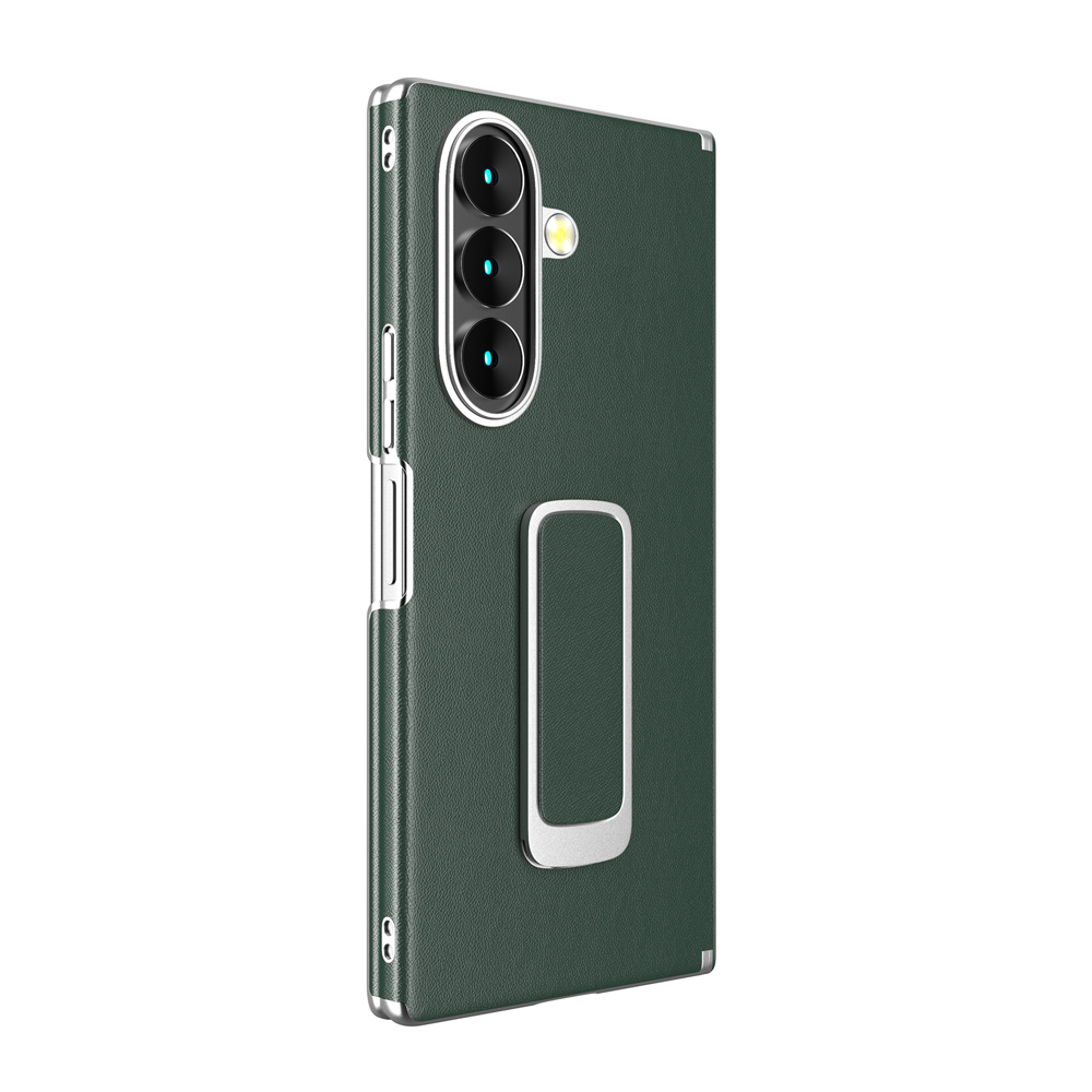 YINUO 갤럭시 Z 폴드 천연 가죽 슬림 그립 360도 각도 조절이 거치대 듀얼 중축 힌지 보호 후면 케이스 26,300원