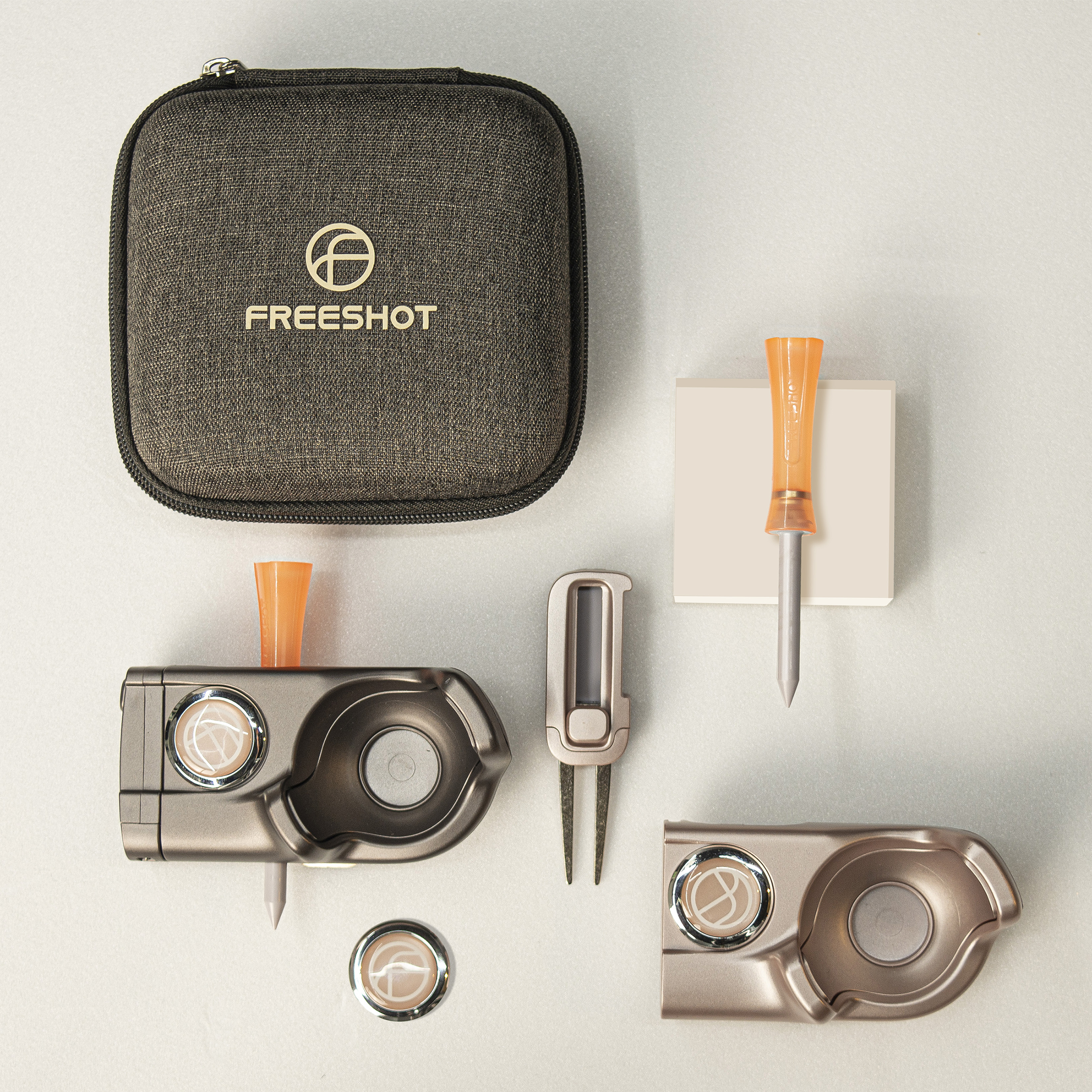 솔림 골프티 골프용품 세트 프리샷, 1세트, 메탈그레이 52,000원