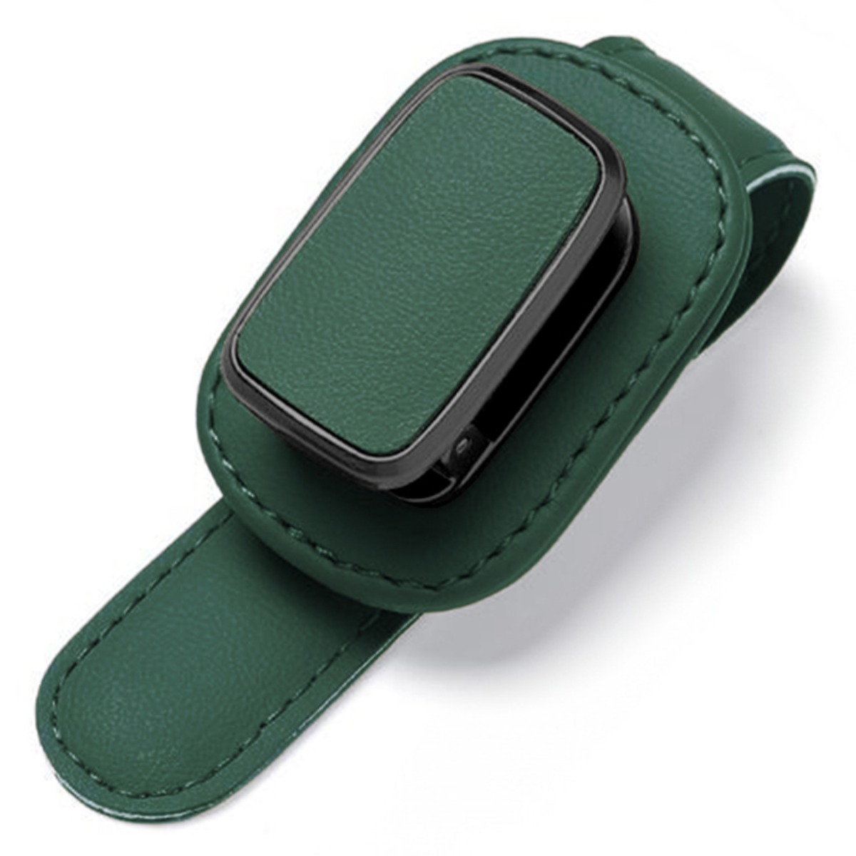 차빛 차량용 선글라스 거치대 안경 거치대 클립 선바이저, 1개, 포레스트그린 12,200원