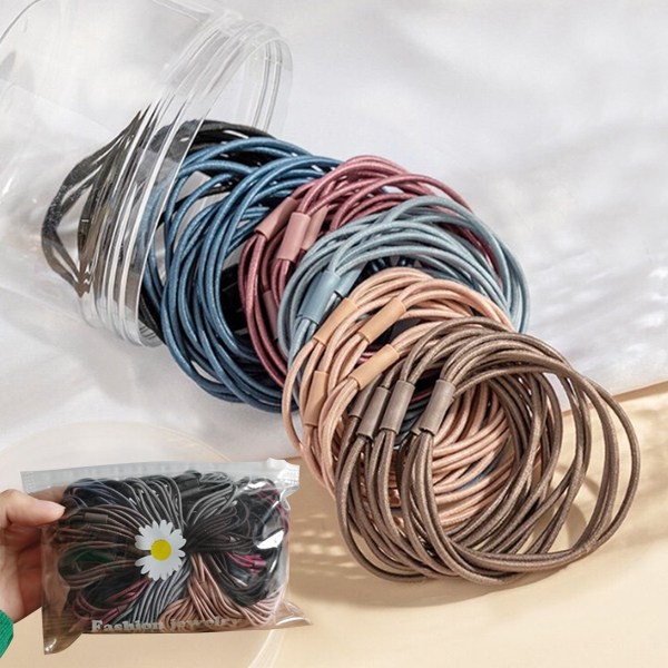 3줄 헤어 컬러 머리끈 200p 세트 15,900원