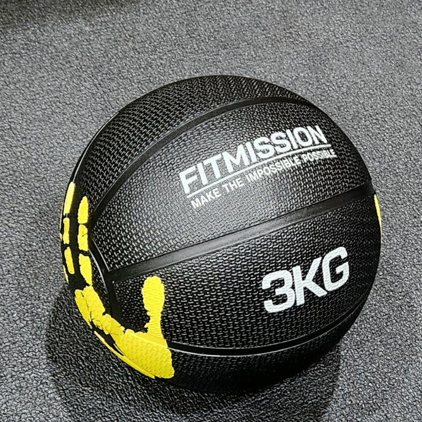 피트미션 메디신볼, 1개, 3kg, 블랙 23,700원