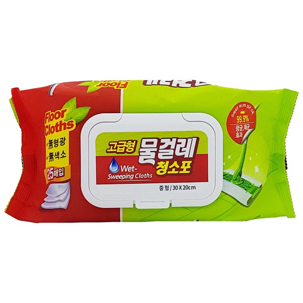 태광 물걸레 청소포 중형 25매 10개 18,280원