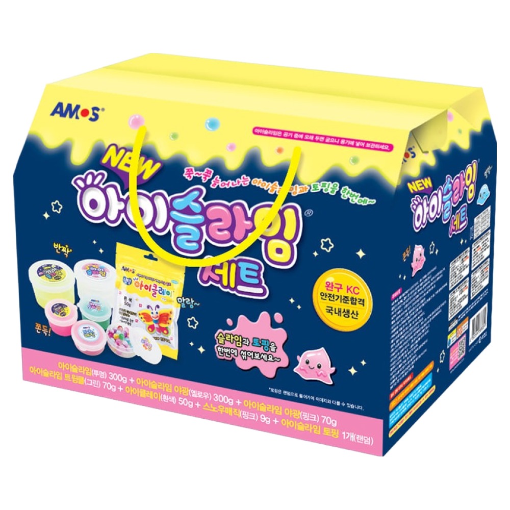 아모스 아동용 야광슬라임 7종 선물세트 800g 18,470원
