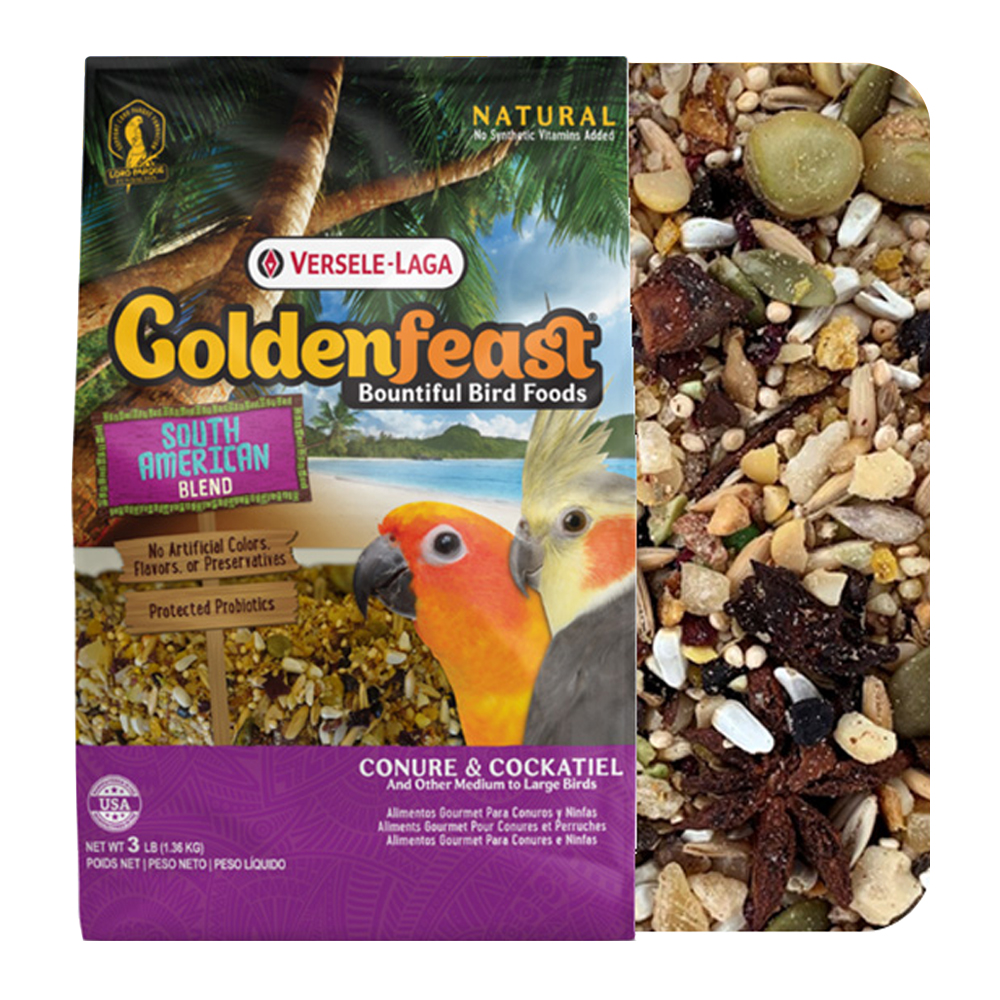 골든피스트 사우스 아메리칸 코뉴어 고멧 퀘이커 앵무새 사료 82210, 1.36kg, 1개 35,790원