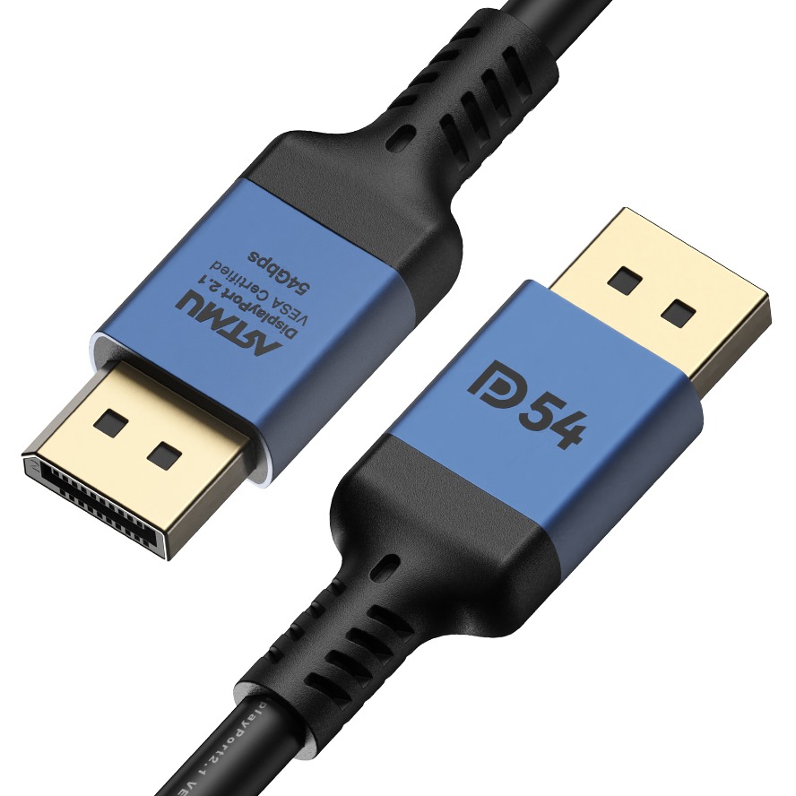 아트뮤 VESA 인증 DP to DP 2.1 DP54 16K DisplayPort 케이블 메탈블루, 2m, 1개 24,400원
